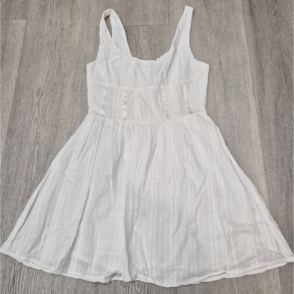 Princess Polly White Mini Dress Size 4